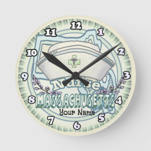 Massachusetts Nurse Round Clock