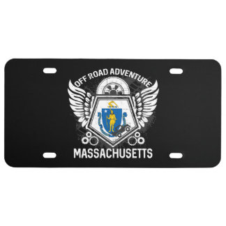 Massachusetts Off Road Adventure 4x4 Trail Mudding License Plate