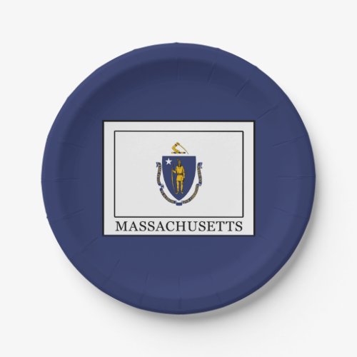 Massachusetts Paper Plates