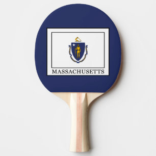 Massachusetts Ping Pong Paddle