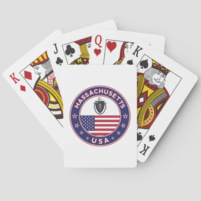 Massachusetts Poker Cards (Back)