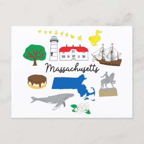 Massachusetts Postcard