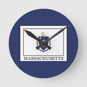 Massachusetts Round Clock