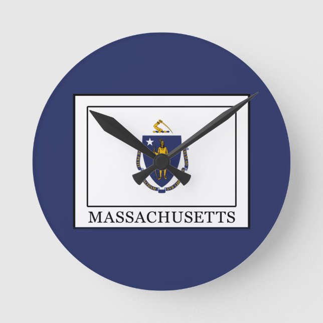Massachusetts Round Clock (Front)
