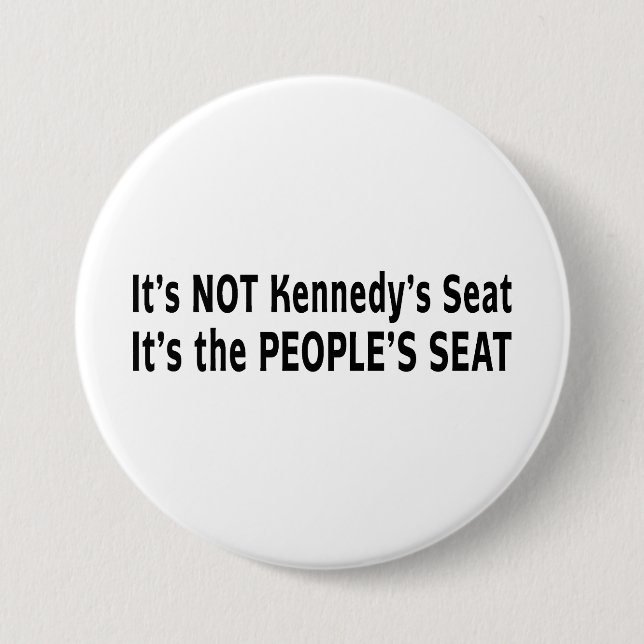 Massachusetts Senate Race Pinback Button (Front)