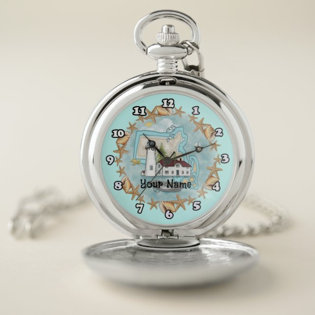 Massachusetts Shells Lighthouse  watch (Inside)