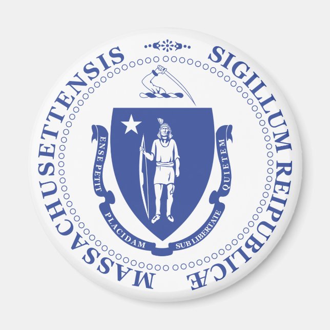 Massachusetts sign magnet (Front)