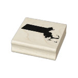 Massachusetts Solid Rubber Art Stamp at Zazzle