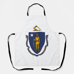 Massachusetts State Flag Apron
