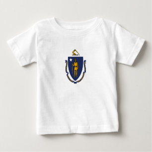 Massachusetts State Flag Baby T-Shirt