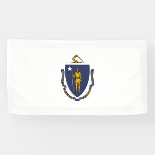 Massachusetts State Flag Banner