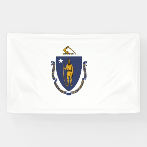 Massachusetts State Flag Banner