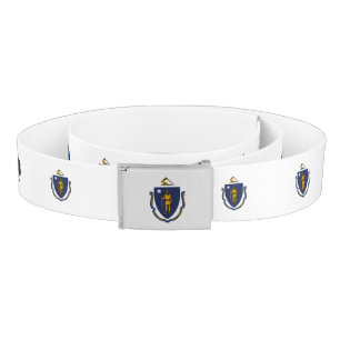 Massachusetts State Flag Belt