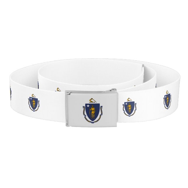 Massachusetts State Flag Belt (Coil)