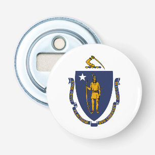 Massachusetts State Flag Bottle Opener