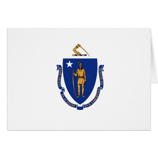 Massachusetts State Flag Cards (Front Horizontal)