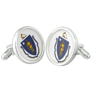 MASSACHUSETTS STATE FLAG CUFFLINKS