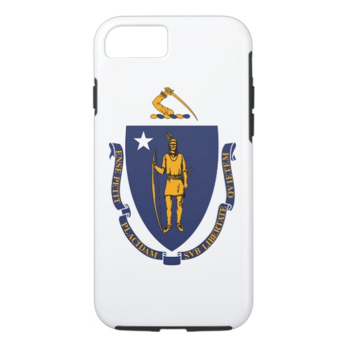 Massachusetts State Flag Design iPhone 87 Case