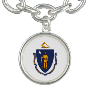 Massachusetts State Flag Design decor Bracelet