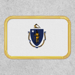 Massachusetts State Flag Design Patch