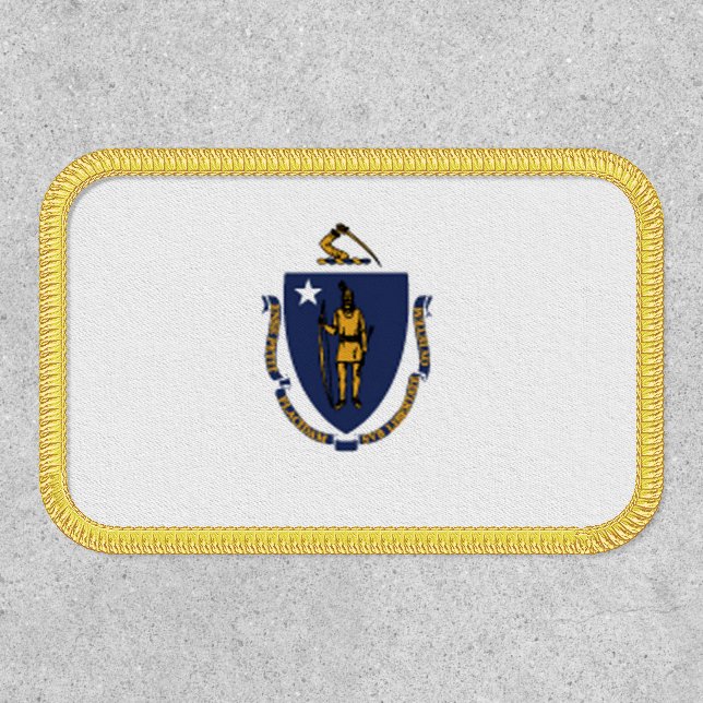 Massachusetts State Flag Design Patch (Front)