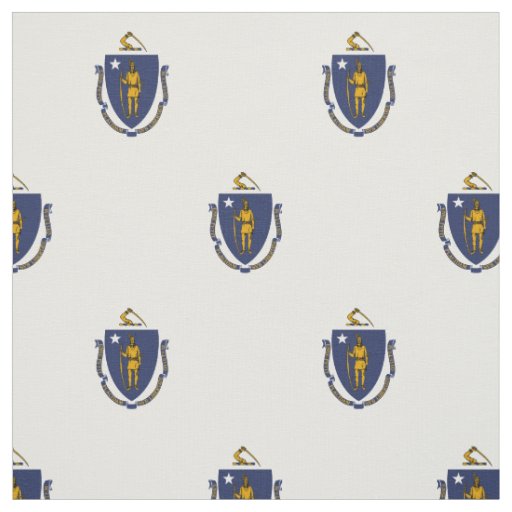 Massachusetts State Flag Fabric