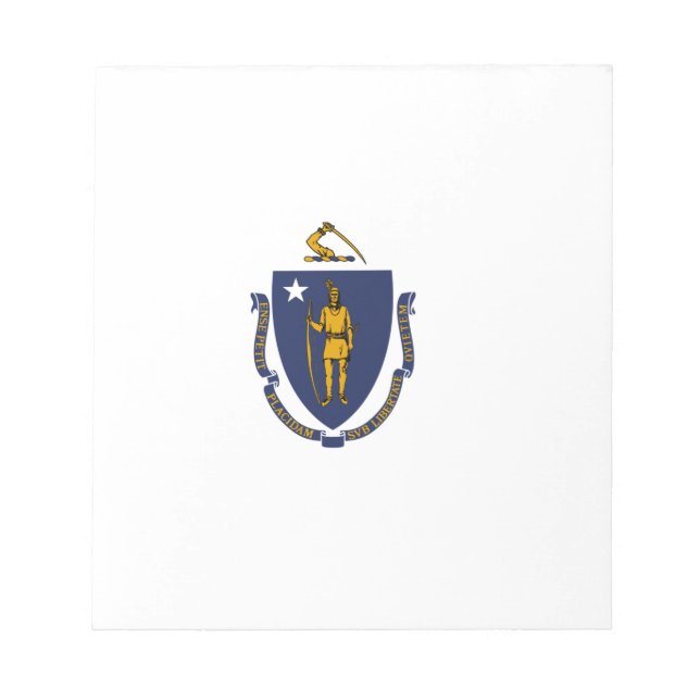 Massachusetts State Flag Notepad (Front)