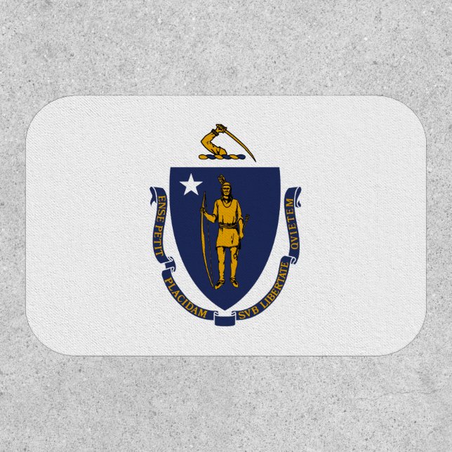 Massachusetts State Flag Patch (Front)