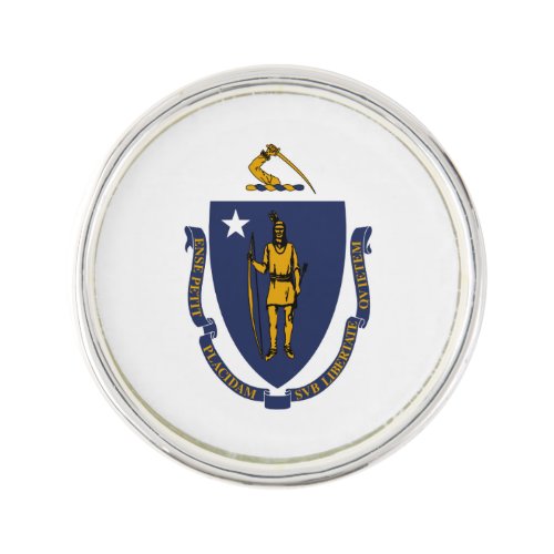 Massachusetts State Flag Pin