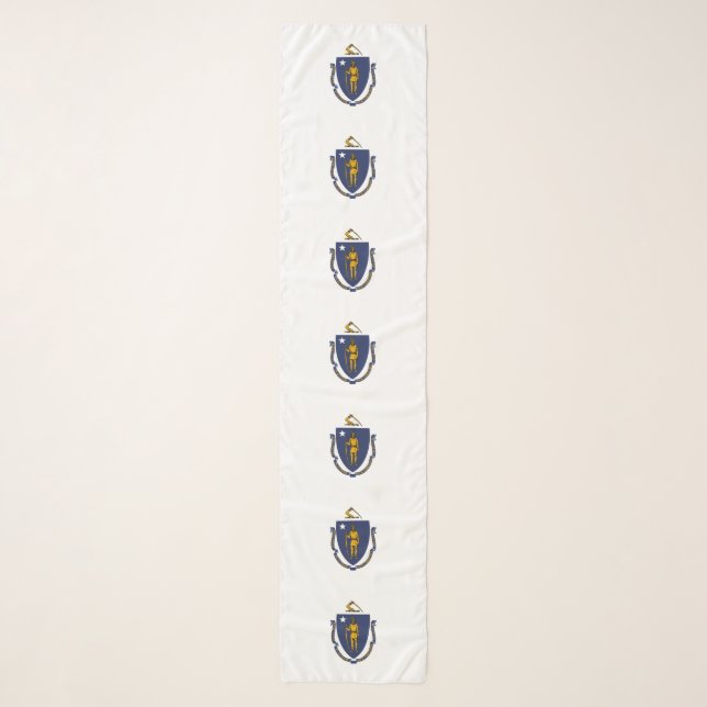 Massachusetts State Flag Scarf (Front)