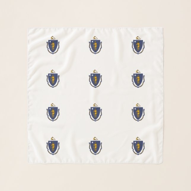 Massachusetts State Flag Scarf (Front)