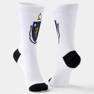 Massachusetts State flag Socks
