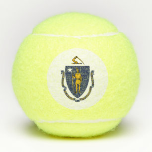 Massachusetts State Flag Tennis Balls