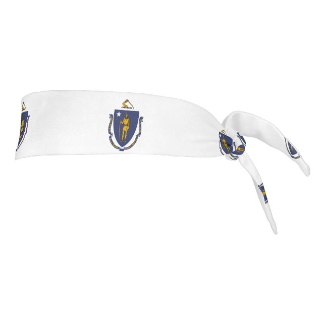 Massachusetts State Flag Tie Headband (Rotate 90)