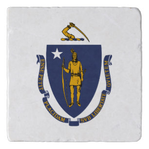 Massachusetts State Flag Trivet