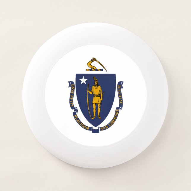 Massachusetts State Flag Wham-O Frisbee (Front)