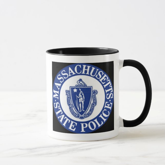 Massachusetts State Police/Thin Blue Line Mug (Right)