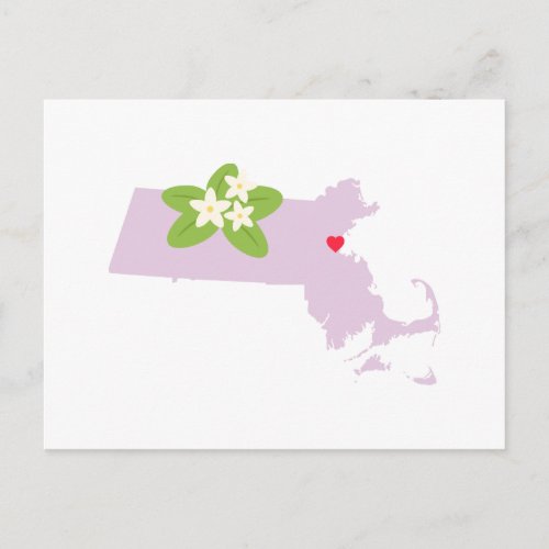 Massachusetts State Postcard
