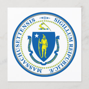 Massachusetts State Seal Invitation