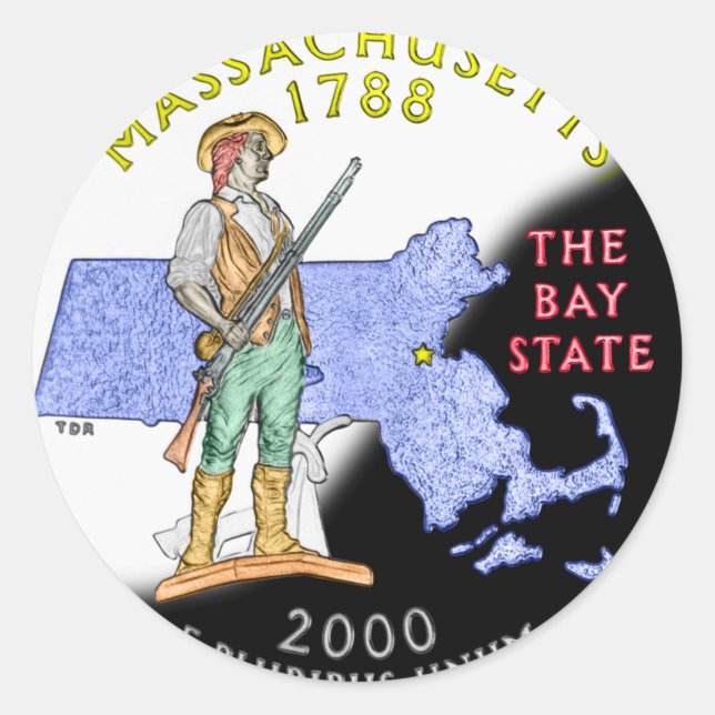Massachusetts Sticker (Front)
