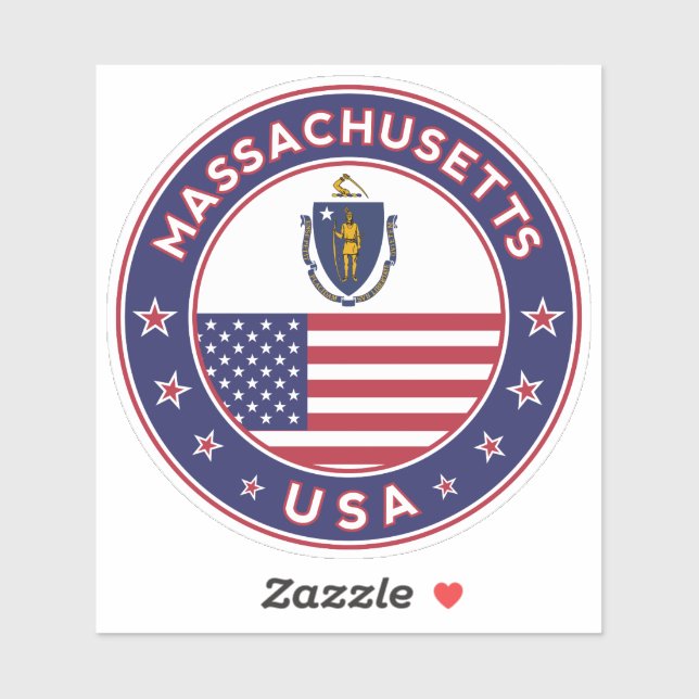 Massachusetts Sticker (Sheet)