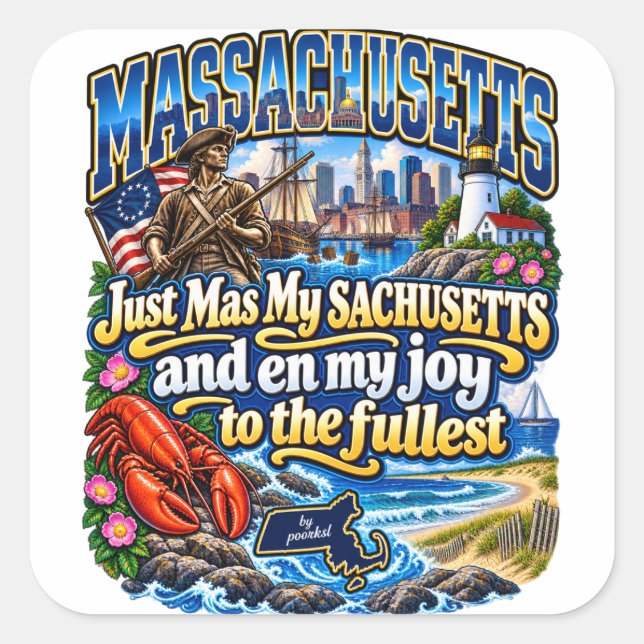 Massachusetts sticker (Front)