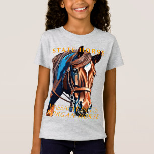 Massachusetts Territory Horse The Morgan Horse T-Shirt