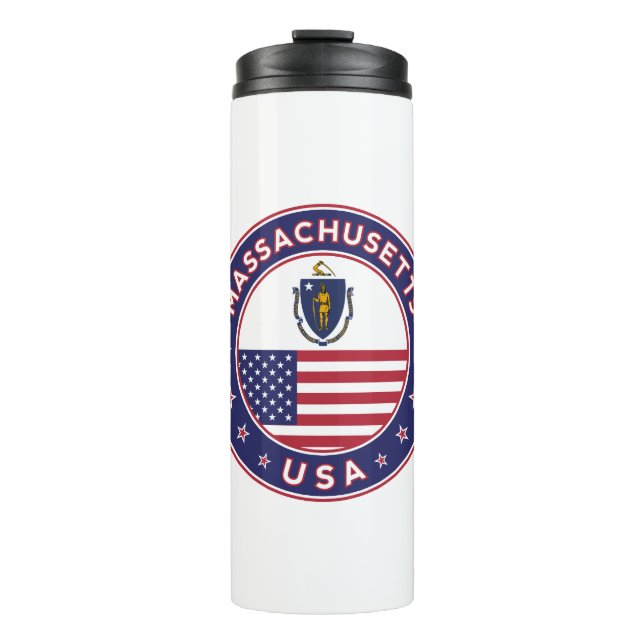 Massachusetts Thermal Tumbler (Front)