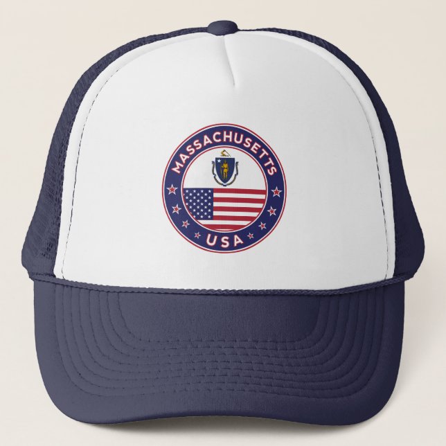 Massachusetts Trucker Hat (Front)