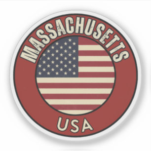 Massachusetts United States of America Sticker