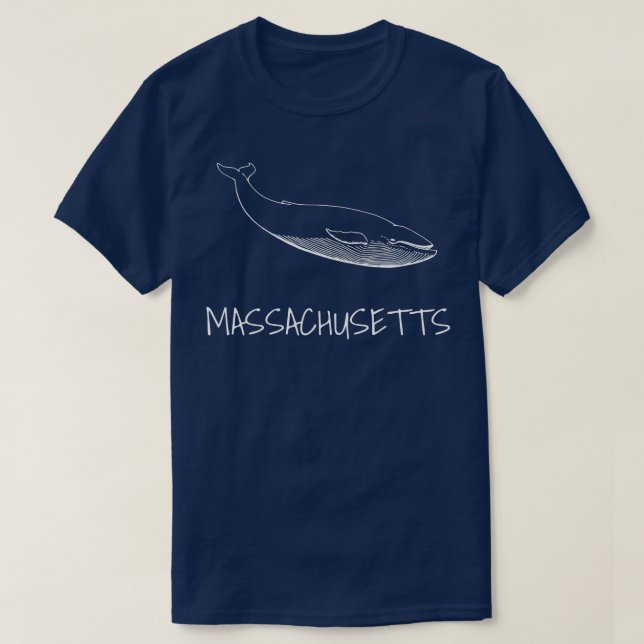 MASSACHUSETTS Whale Watching Whale quotes  T-Shirt (Design Front)