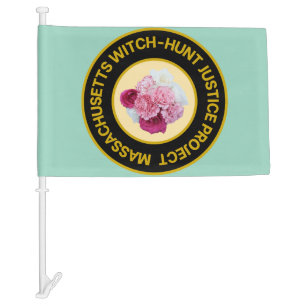 Massachusetts Witch Hunt Justice Project Car Flag