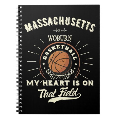 Massachusetts Woburn American Basketball Notebook