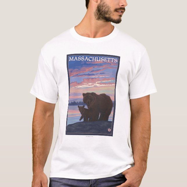 MassachusettsBear and Cub T-Shirt (Front)